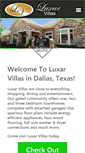 Mobile Screenshot of luxarvillastx.com